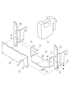 Part Location Diagram of 783-05244-0637 MTD Rear Weight Plate